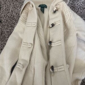 Ralph Lauren Ivory Toggle Jacket